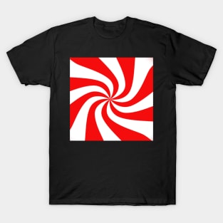 Peppermint Candy Christmas Graphic Design Gifts T-Shirt